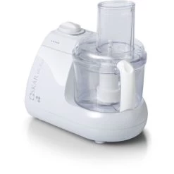 Bosch OSKAR The Best Start Küchenmaschine Weiß 600 Watt Behälter, Stahlmesser, Rezept