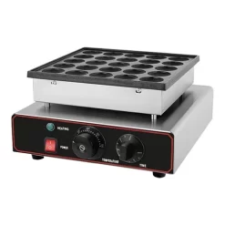 25 Poffertjes Backgerät Waffeleisen Backplatte Waffelbällchen