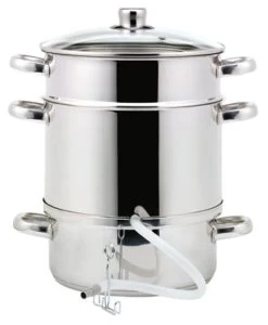 Edelstahl Entsafter Obstpresse Mit Auffangbehälter Für Gelee Marmelade Frucht