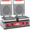 GMG - Waffeleisen Amore-S - 2x (Ø 16cm) - Wechselbare Backplatte & Einfache Montage - 50° Bis 300°C - Leichte Reinigung