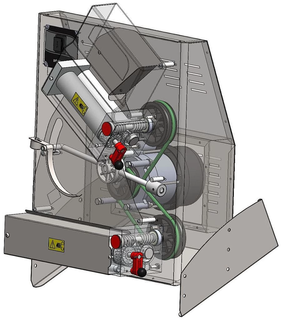 Teigausrollmaschine 2 Rollen Mit Sensorsteuerung Für Pizzen Bis Ø 40 Cm 6 Teigausrollmaschine 2 Rollen Mit Sensorsteuerung Für Pizzen Bis Ø 40 Cm – Bild 6
