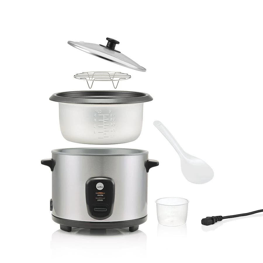 WILFA Reiskocher INARI, 1 Liter, 500 Watt, RC-5S, Silber 7 WILFA Reiskocher INARI, 1 Liter, 500 Watt, RC-5S, Silber – Bild 7