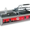 GMG - Doppel-Kontaktgrill - ▲ Gerillt ▼ Glatt - Mit Grillplatten Aus Gusseisen, Fettauffangschale Und Temperaturregelung 50° - 300° C