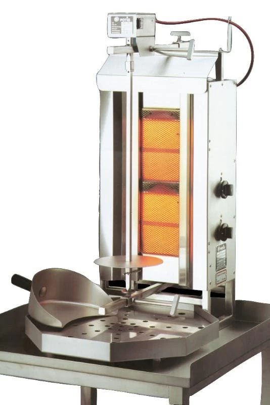 GD2E Gas Gyrosgerät Potis GD2 550x650x920mm Komplett Mit Fett Thermik Dönergrill 1 GD2E Gas Gyrosgerät Potis GD2 550x650x920mm Komplett Mit Fett Thermik Dönergrill