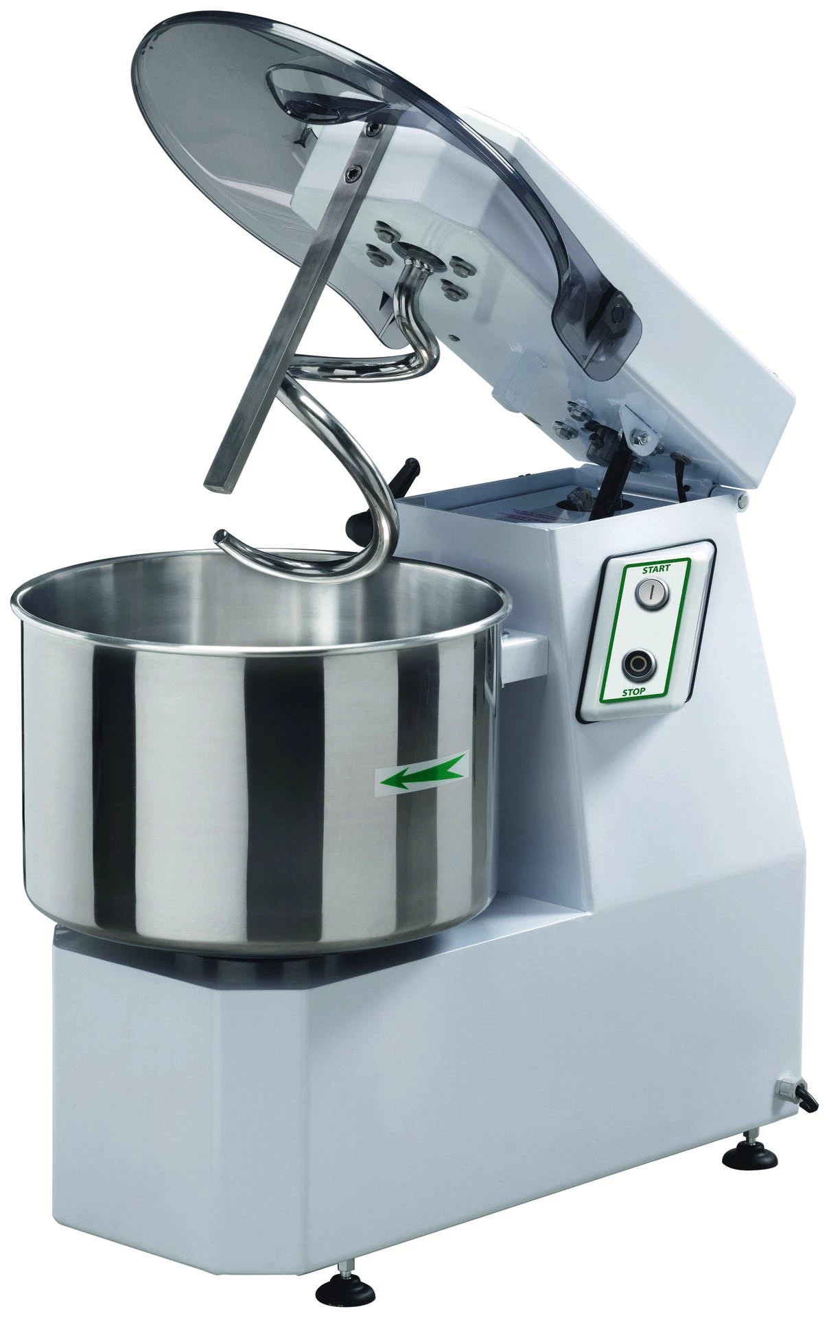 Cookmax Teigkneter Für 38 Kg / 42 L, Mit Anhebbarem Kopf 1 Cookmax Teigkneter Für 38 Kg / 42 L, Mit Anhebbarem Kopf