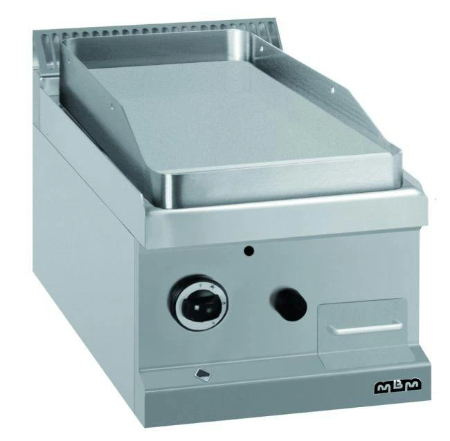 MBM Auftisch-Gas-Grillplatte , Stahl Glatt Verchromt 5,5 KW 2 MBM Auftisch-Gas-Grillplatte , Stahl Glatt Verchromt 5,5 KW – Bild 2