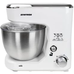 Küchenmaschine Wezen Knetmaschine & Mixer Mit Edelstahl-Behälter Creme