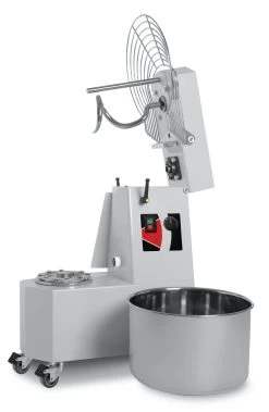 GMG - Teigknetmaschine 41 Lt./ 36Kg 400V - Hebbarer Kopf Und Herausnehmbarer Kessel - Inkl. Spirale, Gitter, Teigteiler Und Wanne Aus Edelstahl