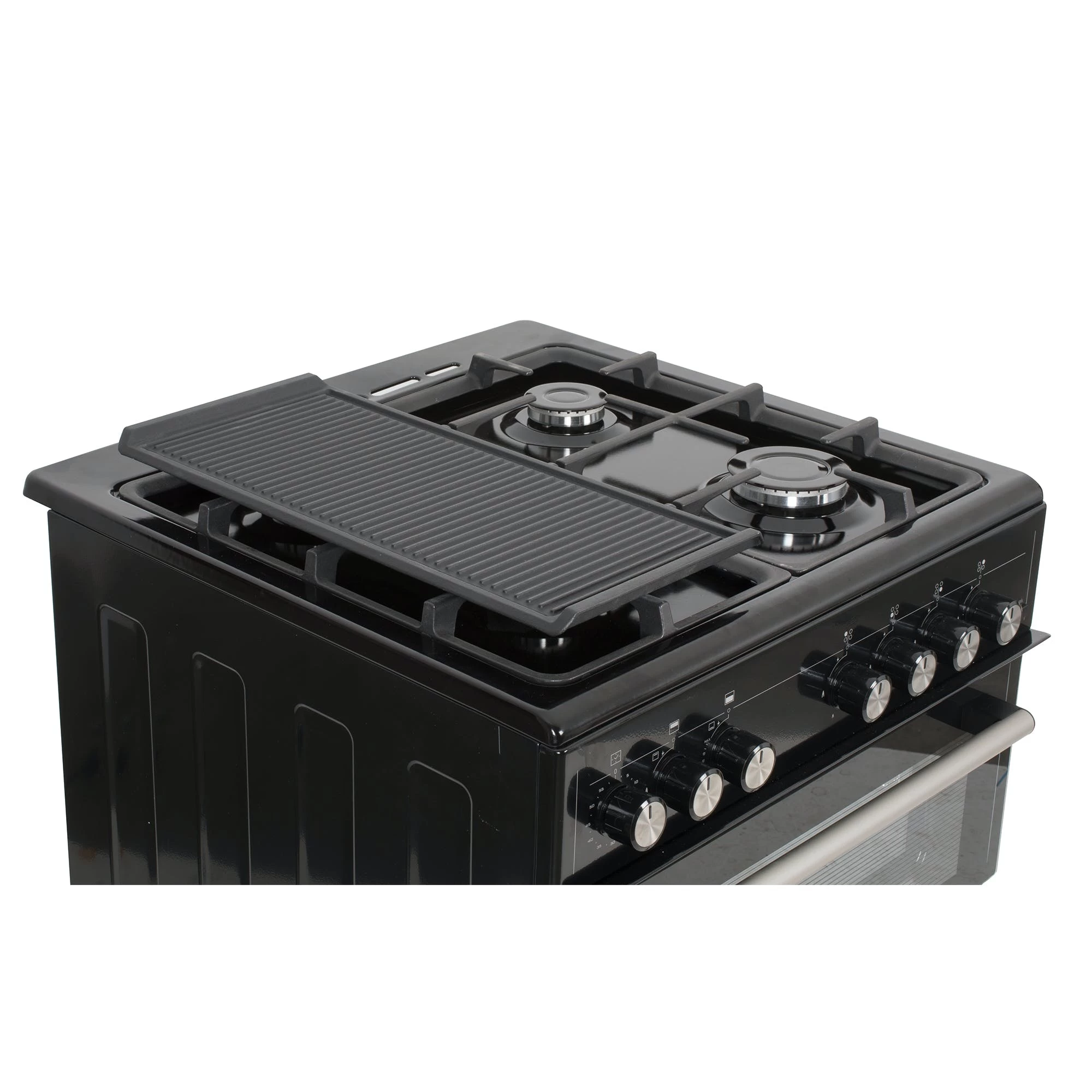 Simfer Gusseisen-Grillplatte | 47 X 23 Cm | Für 60 Cm Gaskochfelder, Kohlegrill, Elektrogrill | Gerippt | Topfträger-Klammern | Grillzubehör | Schwarz 6 Simfer Gusseisen-Grillplatte | 47 X 23 Cm | Für 60 Cm Gaskochfelder, Kohlegrill, Elektrogrill | Gerippt | Topfträger-Klammern | Grillzubehör | Schwarz – Bild 6