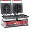 GMG - Waffeleisen American - 2x (Ø16 X 1,5cm) - Wechselbare Backplatte & Einfache Montage - 50° Bis 300°C - Leichte Reinigung