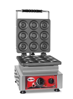 GMG - Waffeleisen Donato - 1x (9x 8cm X 1,4cm/2,8cm) - Wechselbare Backplatte & Einfache Montage - 50° Bis 300°C - Leichte Reinigung