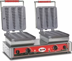 GMG - Waffeleisen Waffelino - 6x (23 X 6 X 2,4cm) - 50° Bis 300°C Feste Backplatte Aus Gusseisen - Fettfangrinne - Gehäuse Edelstahl 12 GMG - Waffeleisen Waffelino - 6x (23 X 6 X 2,4cm) - 50° Bis 300°C Feste Backplatte Aus Gusseisen - Fettfangrinne - Gehäuse Edelstahl -Rabatt-Know-how für Küchengeräte. 9d6407dc bf53 4a92 9eb6 45e896f20053