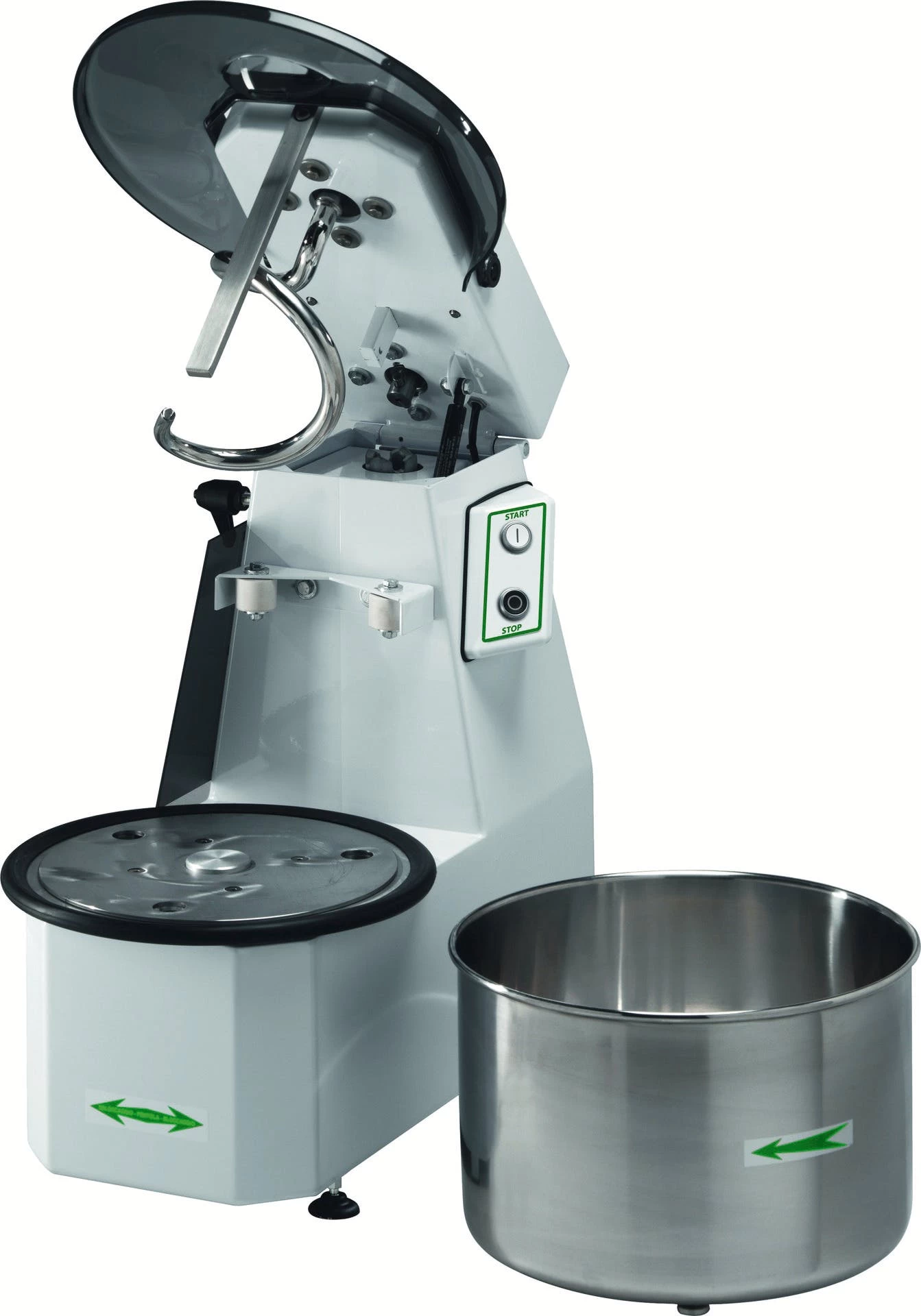 Cookmax Teigkneter Für 18 Kg / 22 L, Mit Anhebbarem Kopf 2 Cookmax Teigkneter Für 18 Kg / 22 L, Mit Anhebbarem Kopf – Bild 2