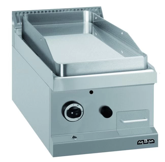 MBM Auftisch-Gas-Grillplatte , Stahl Glatt Verchromt 5,5 KW 1 MBM Auftisch-Gas-Grillplatte , Stahl Glatt Verchromt 5,5 KW