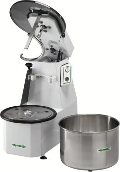 Cookmax Teigkneter Für 12 Kg / 16 L, Mit Anhebbarem Kopf + Herausnehmbarer Wanne