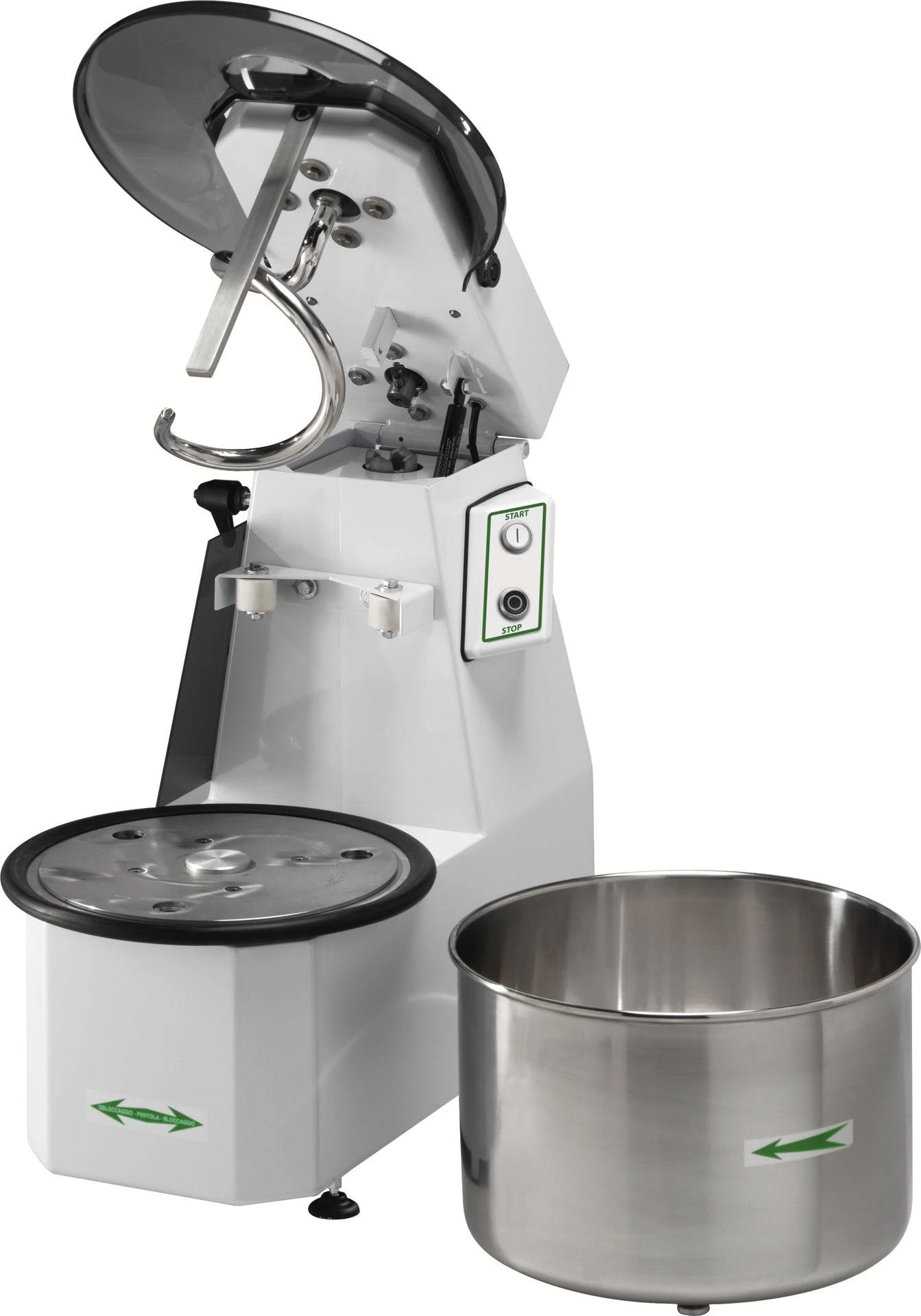 Cookmax Teigkneter Für 12 Kg / 16 L, Mit Anhebbarem Kopf + Herausnehmbarer Wanne 1 Cookmax Teigkneter Für 12 Kg / 16 L, Mit Anhebbarem Kopf + Herausnehmbarer Wanne