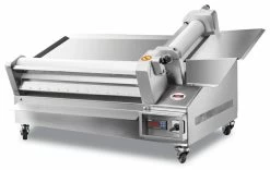 GMG - Teigausrollmaschinen Ø 55cm Für Runde Und Eckige Pizzen - Teigstärke Einstellbar - Teiggewicht Variabel 80-2000gr