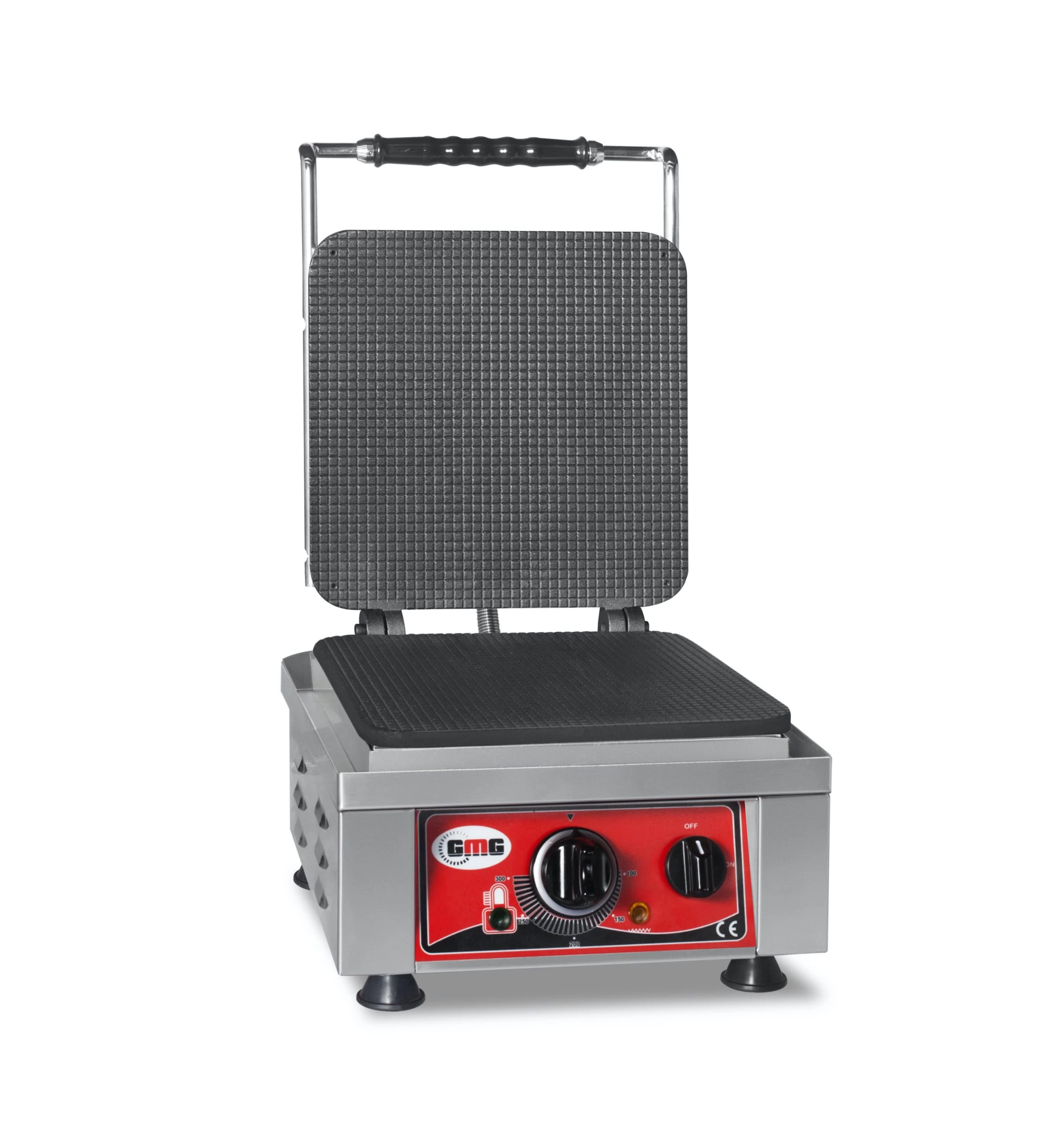 GMG - Waffeleisen Waffelino - 6x (23 X 6 X 2,4cm) - 50° Bis 300°C Feste Backplatte Aus Gusseisen - Fettfangrinne - Gehäuse Edelstahl 4 GMG - Waffeleisen Waffelino - 6x (23 X 6 X 2,4cm) - 50° Bis 300°C Feste Backplatte Aus Gusseisen - Fettfangrinne - Gehäuse Edelstahl – Bild 4