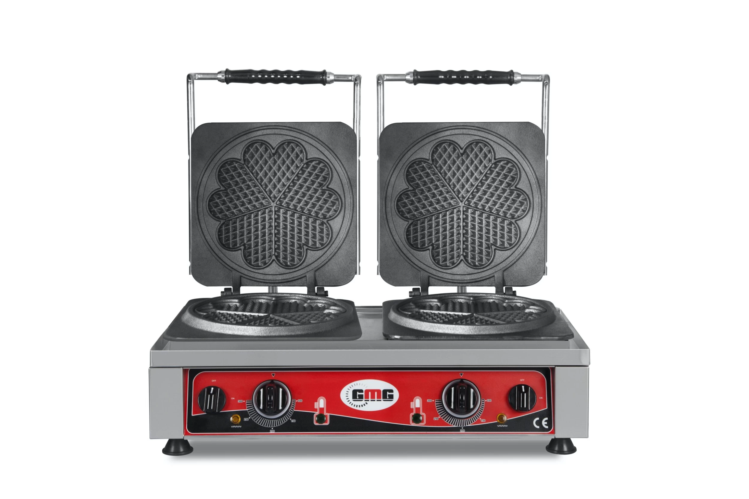 GMG - Waffeleisen Amore-L - 2x Ø 19 X 1,5cm - 50° Bis 300°C - Feste Backplatte Aus Gusseisen - Fettfangrinne - Gehäuse Edelstahl 1 GMG - Waffeleisen Amore-L - 2x Ø 19 X 1,5cm - 50° Bis 300°C - Feste Backplatte Aus Gusseisen - Fettfangrinne - Gehäuse Edelstahl