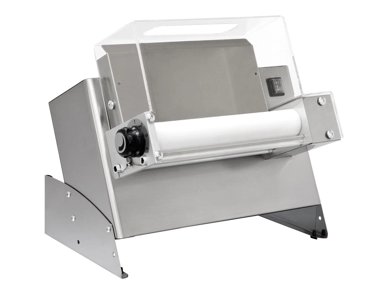 Teigausrollmaschine 2 Rollen Für Pizzen Bis 45 Cm 2 Teigausrollmaschine 2 Rollen Für Pizzen Bis 45 Cm – Bild 2