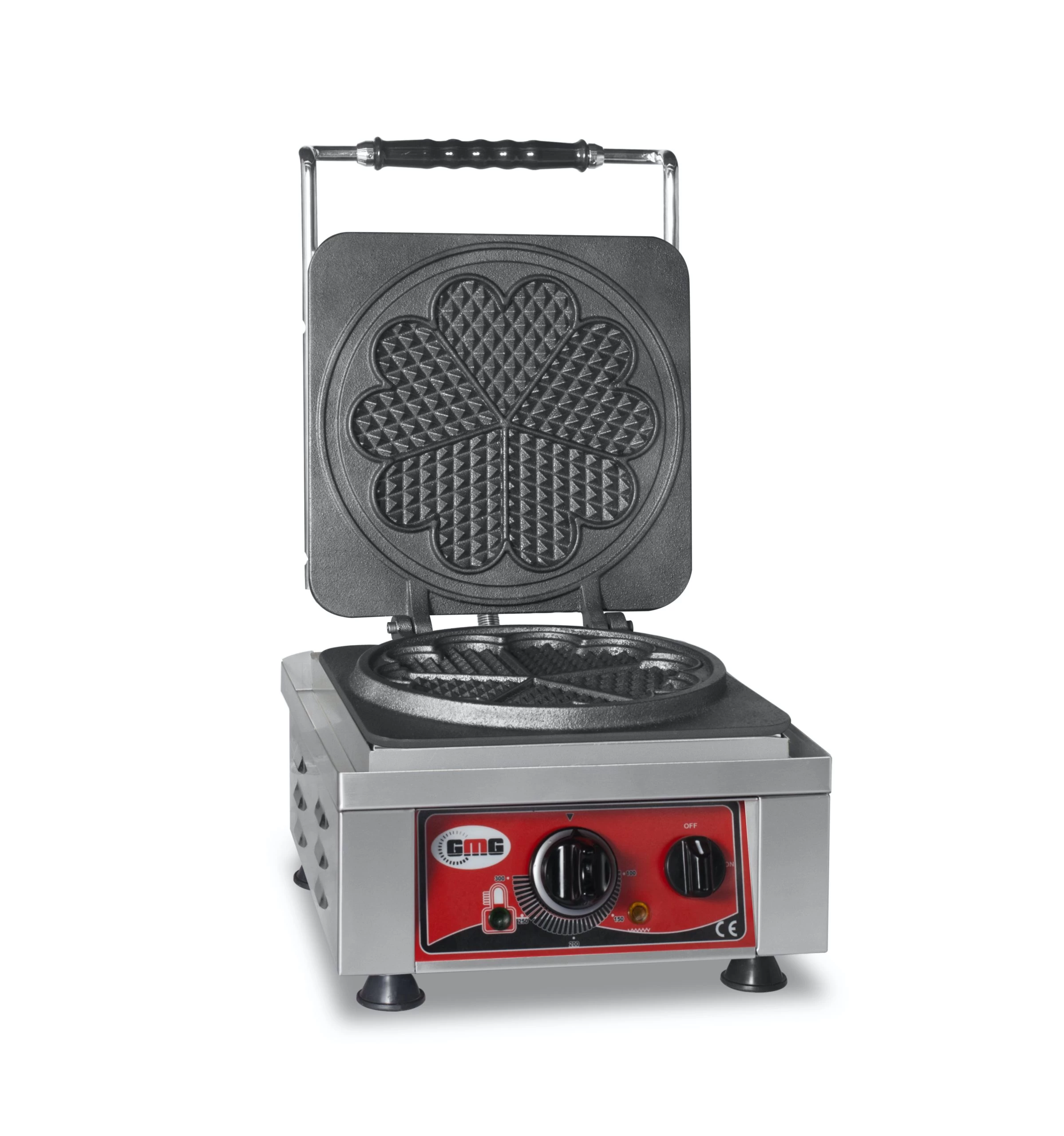 GMG - Waffeleisen Amore-L - 2x Ø 19 X 1,5cm - 50° Bis 300°C - Feste Backplatte Aus Gusseisen - Fettfangrinne - Gehäuse Edelstahl 2 GMG - Waffeleisen Amore-L - 2x Ø 19 X 1,5cm - 50° Bis 300°C - Feste Backplatte Aus Gusseisen - Fettfangrinne - Gehäuse Edelstahl – Bild 2